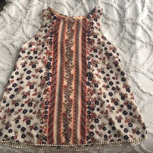 Floral tank top